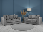 Harley Jumbo Sofa Grey 3+2 Set