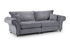 Windsor Fullback Sofa Grey 4 Seater