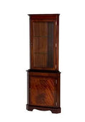 Corner Display Cabinet Plain Back
