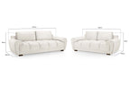 Azzuro Sofa Cream 3+2 Set