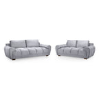 Azzuro Sofa Grey 3+2 Set