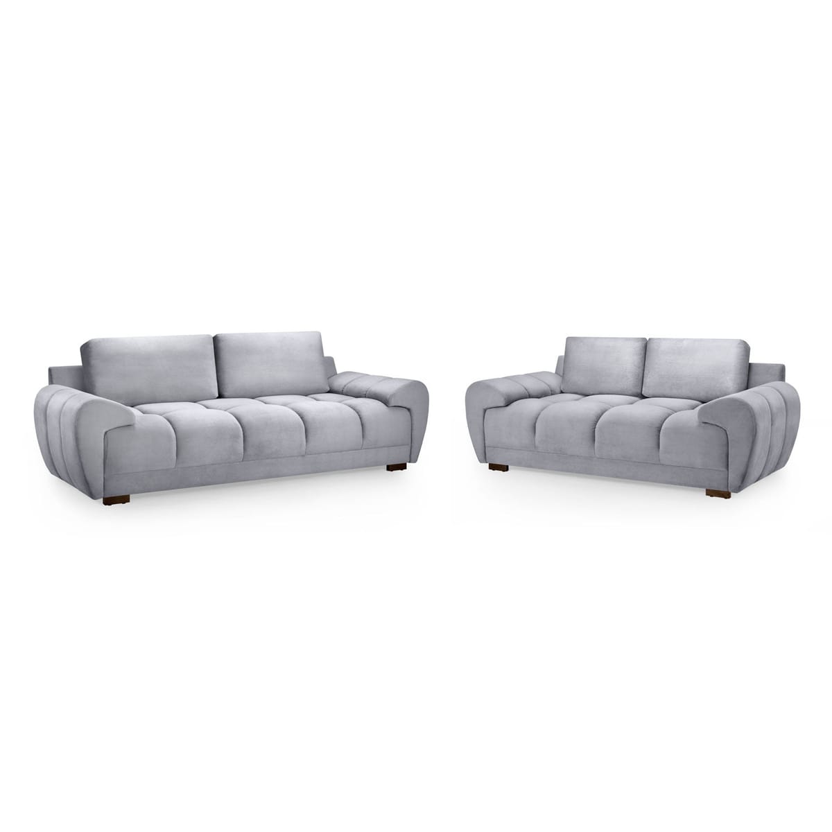 Azzuro Sofa Grey 3+2 Set