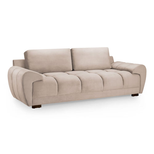 Azzuro Sofa Mocha 3 Seater