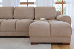 Azzuro Sofabed Mocha Universal Corner