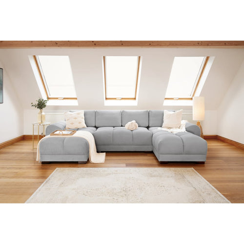 Azzuro Sofa Grey U Shape Corner