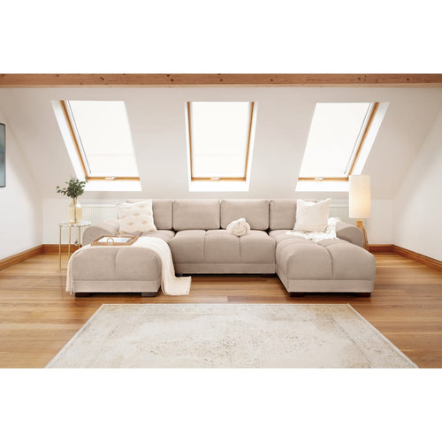 Azzuro Sofa Mocha U Shape Corner