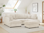 Carnaby Sofa Boucle Beige U Shape Corner