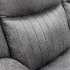 Leon Electric Recliner Sofa Grey 2 Seater