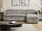 Capri Sofabed Grey Universal Corner