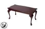 Queen Anne Polished Top Inlaid Long John Table