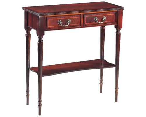 2 Drawer Hall Table with Shelf