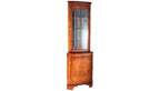Corner Display Cabinet Mirror Back