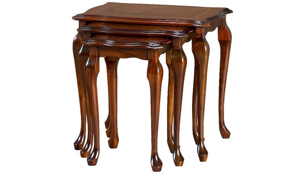 Queen Anne Inlaid Nest of Tables