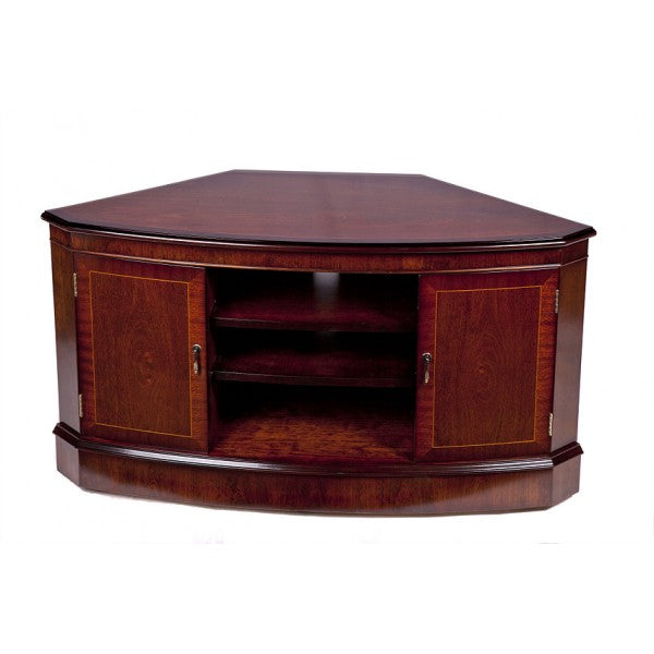 Widescreen Bow Fronted Corner TV Unit