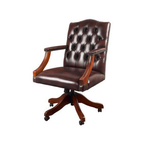 Gainsborough Swivel Chair in choice of Leathers